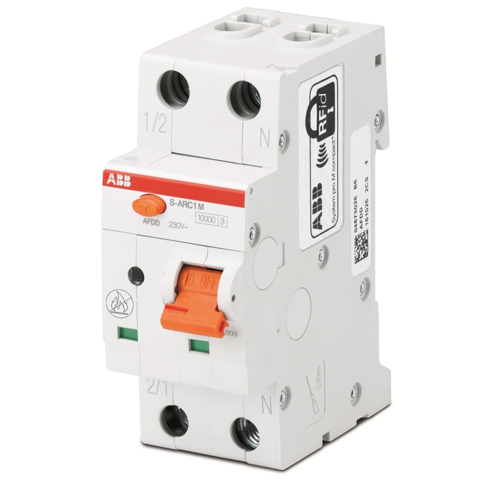 ABB elektriskā loka aizsardzības automātslēdzis 2P B32A 10kA S-ARC1 M AFDD, 2CSA275901R9325 cover photo
