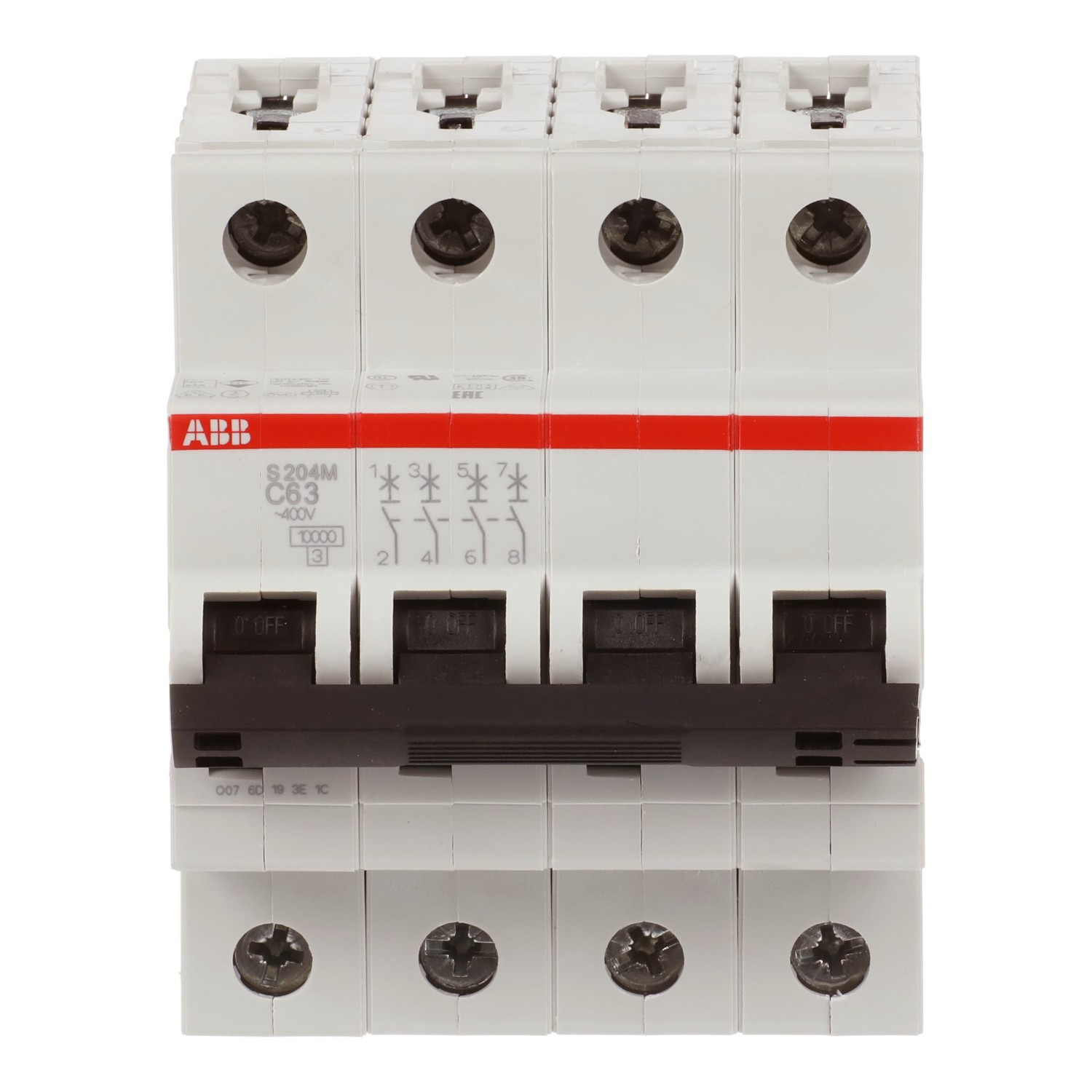 ABB S204M-C 63 automātslēdzis, 2CDS274001R0634 cover photo