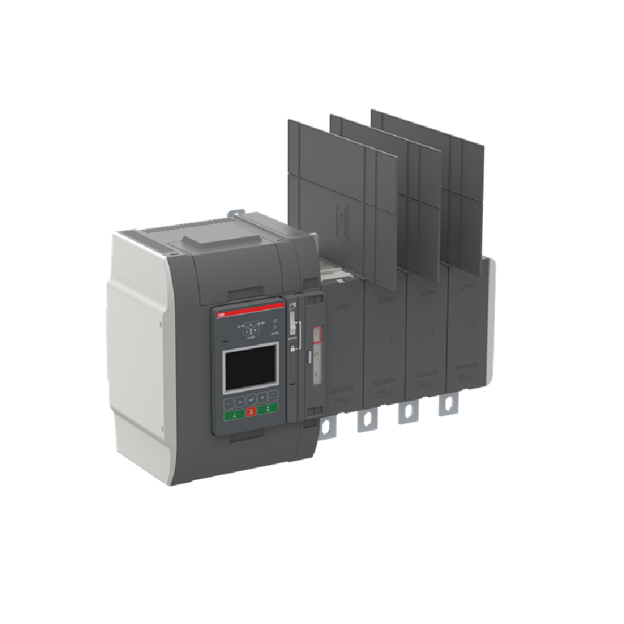 ABB kompakts motorizēts ARI pārslēdzis 4P 630A 400VAC TruONE OXB630E3S3QB, 1SCA151057R1001 cover photo