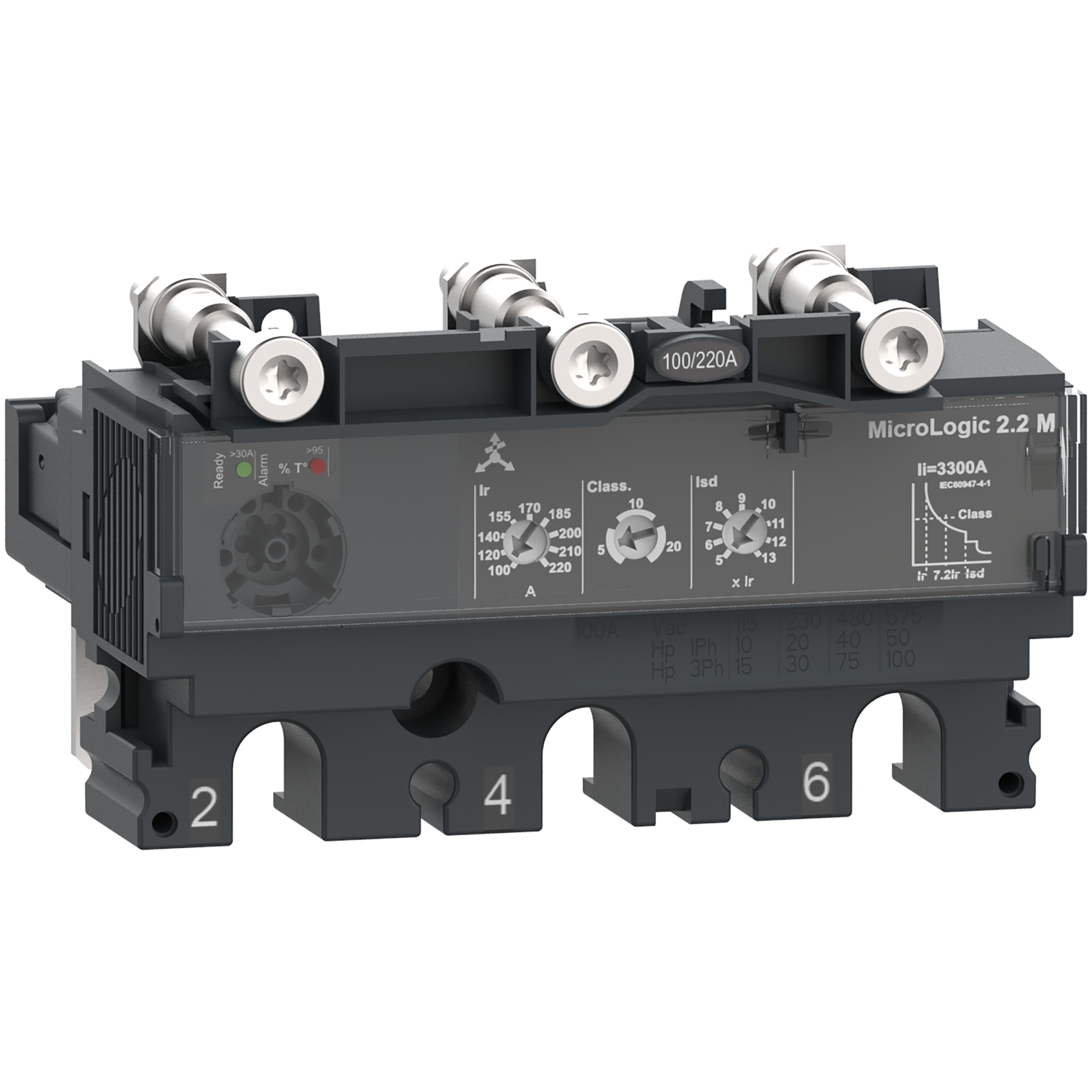 Schneider Electric motora atvienotājs 220A 3P elektr. Micrologic 2.2M Compact NSX, C2532M220 cover photo