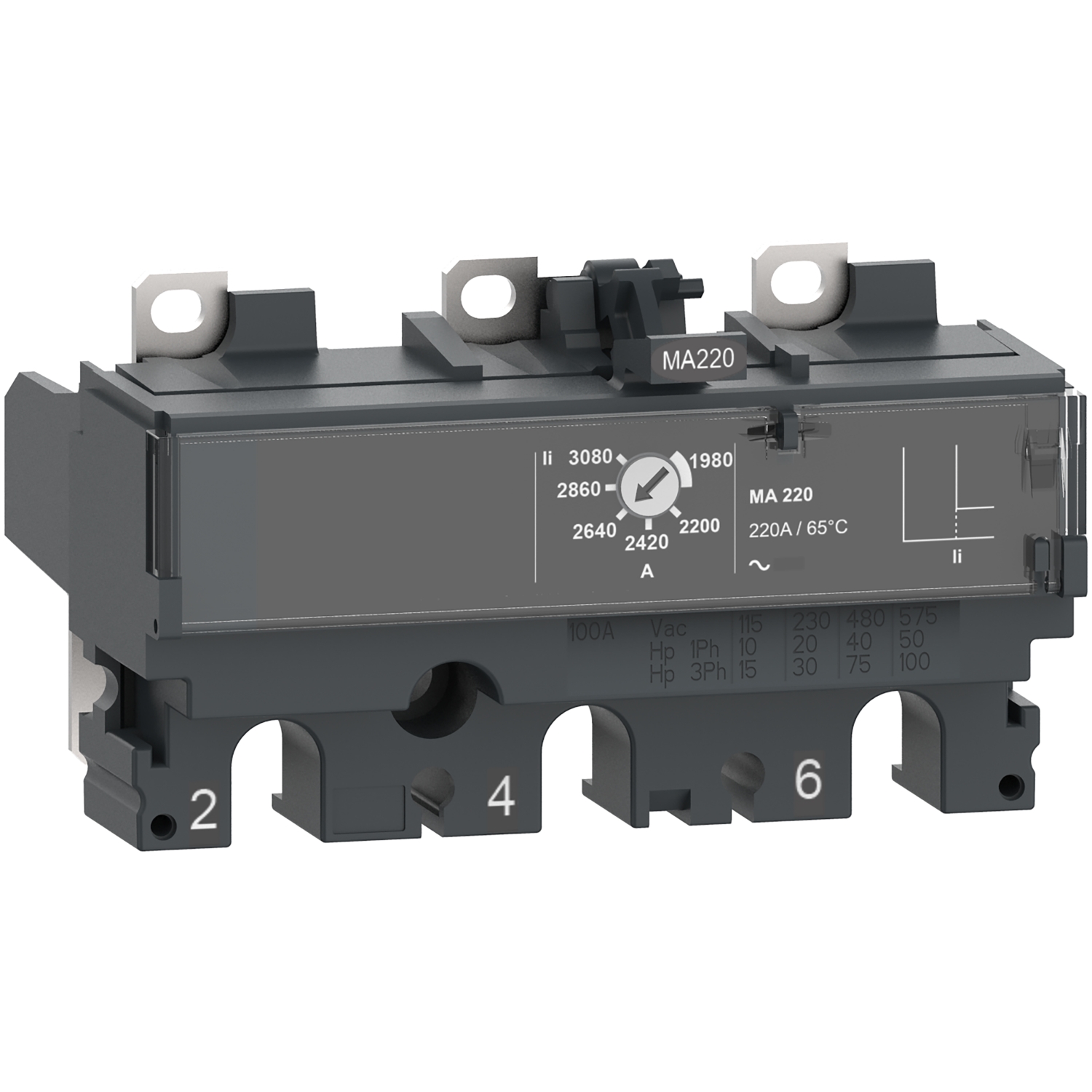 Schneider Electric motora atvienotājs 50A 3P magn. Compact NSX, C103MA050 cover photo
