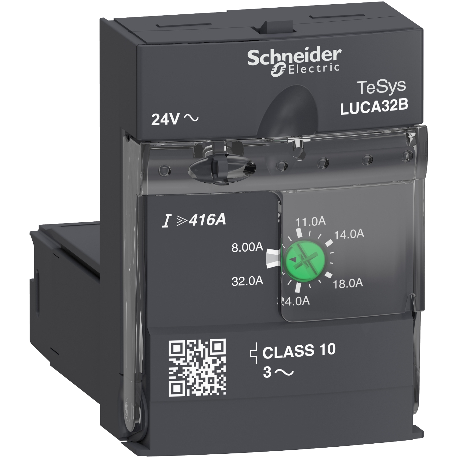 Schneider Electric motora kontroles bloks 15kW 8...32A 24VAC TeSys U, LUCA32B cover photo