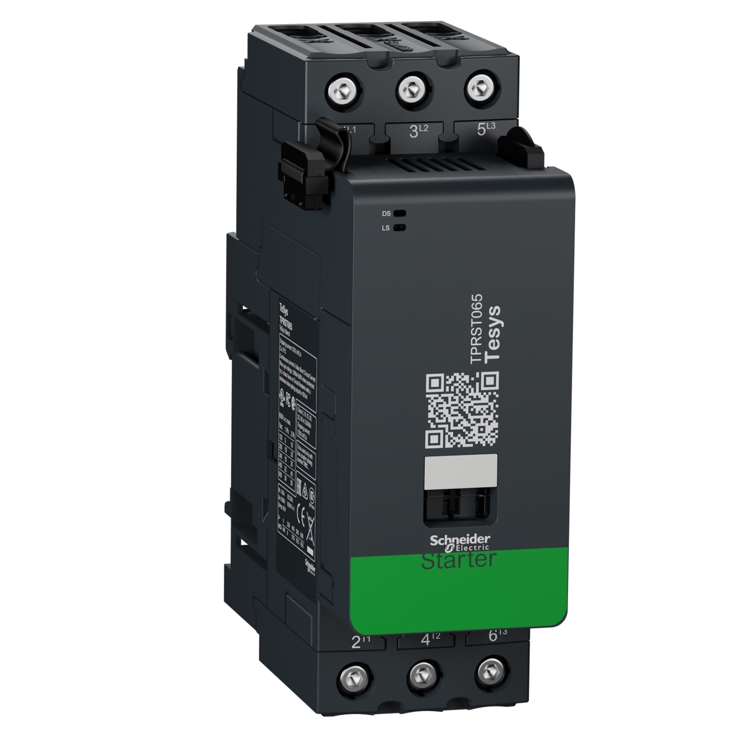 Schneider Electric motora starteris 65A/30kW, TeSys Island, TPRST065 cover photo