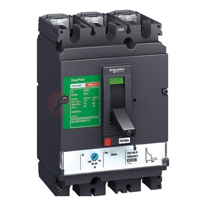 Schneider Electric rūpnieciskais automātiskais slēdzis 125A 25kA 3P ar 87.5-125A atv. CVS, LV516302 cover photo