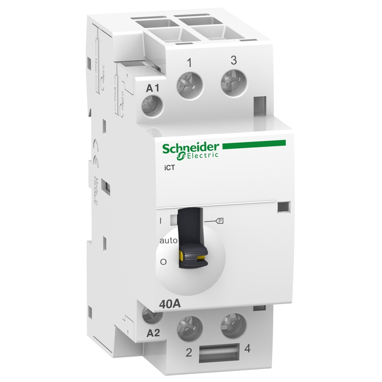 Schneider Electric modulārais kontaktors ar slēdzi 2NO 40A 220/240VAC, Acti 9 iCT, A9C21842 cover photo