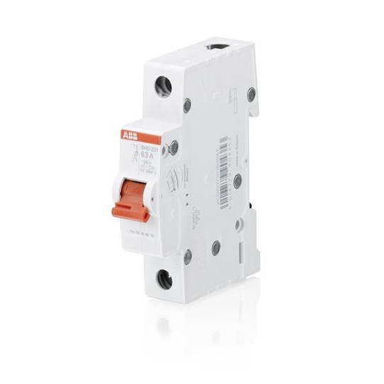 ABB slodzes atvienošanas slēdzis 1P 63A 1NO Compact Home SHD201/63, 2CDD271111R0063 cover photo