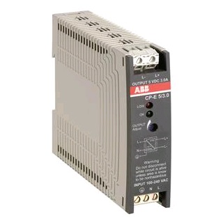 ABB līdzstrāvas barošanas bloks 230VAC/24VDC 0.75A 18W CP-E, 1SVR427030R0000 cover photo
