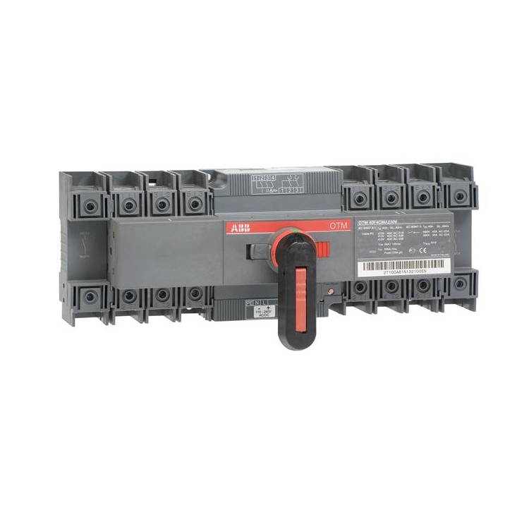 ABB kompakts motorizēts ARI pārslēdzis 4P 40A 24VDC, OTM40F4, 1SCA124063R1001 cover photo