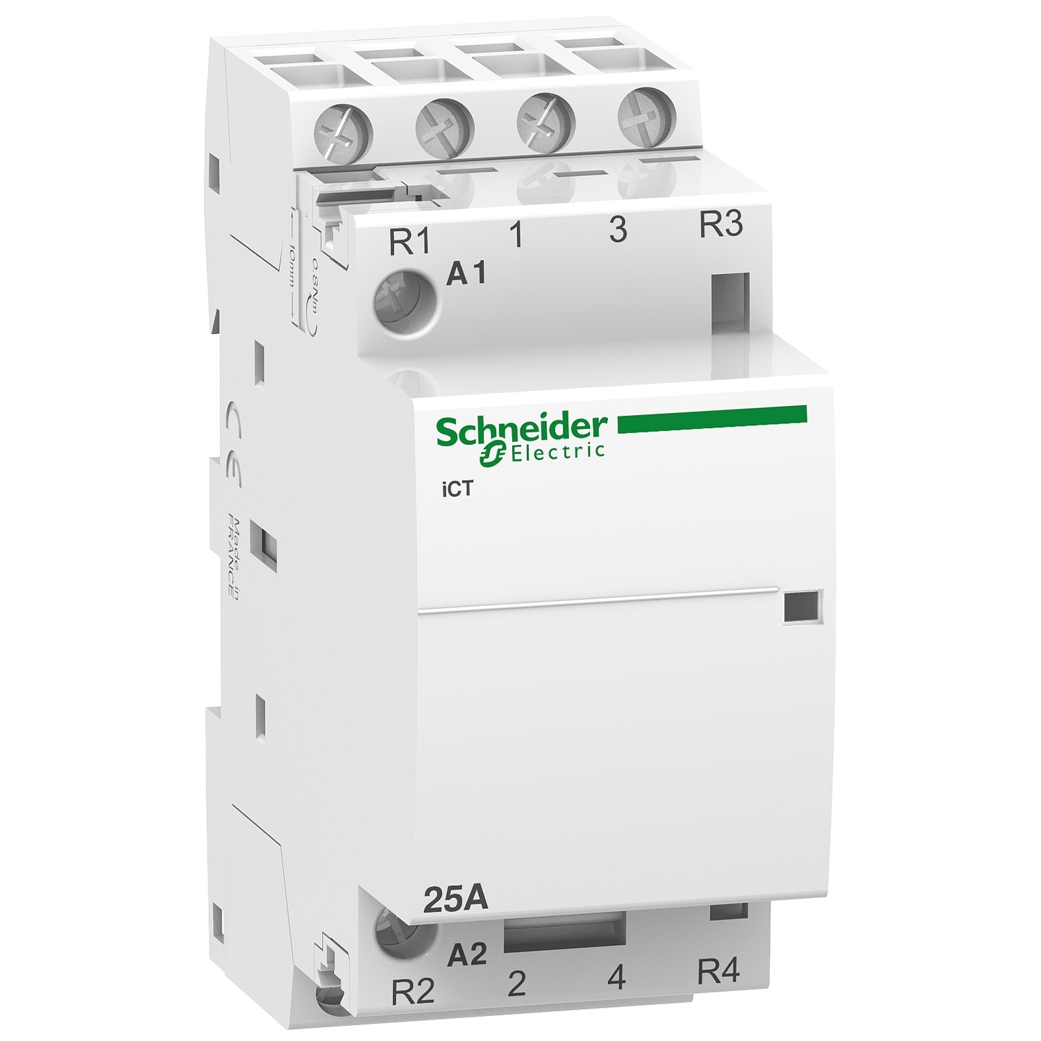 Schneider Electric modulārais kontaktors 4P 25A 230VAC 2NO/2NC iCT Acti9, A9C20838 cover photo